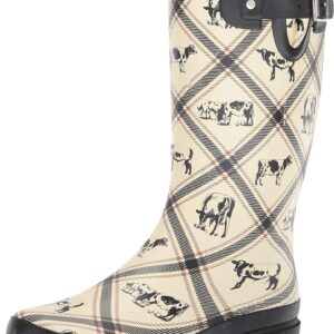 Western Chief Printed Tall Rain Boot Country Cows 10 M