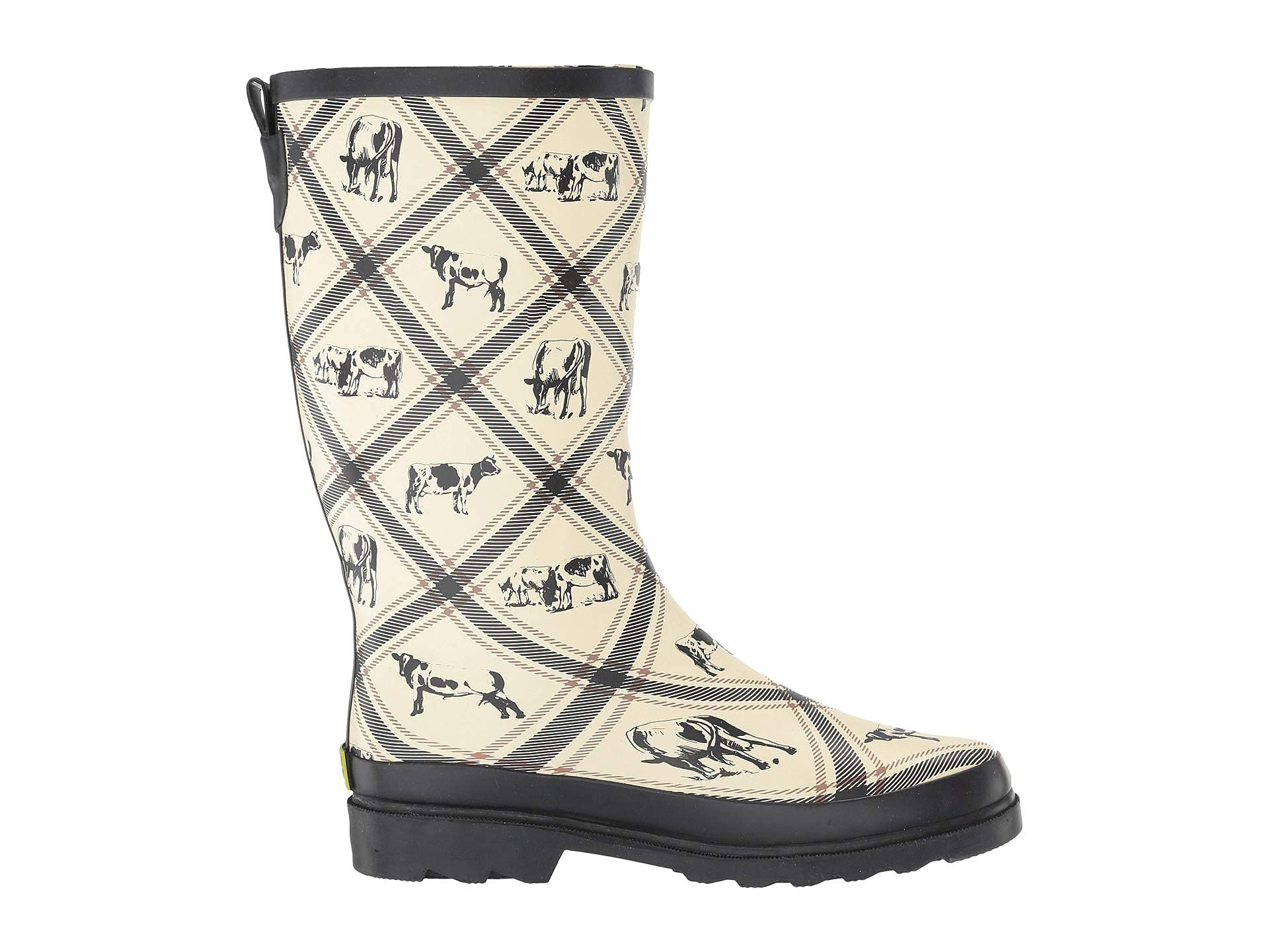 Western Chief Printed Tall Rain Boot Country Cows 10 M