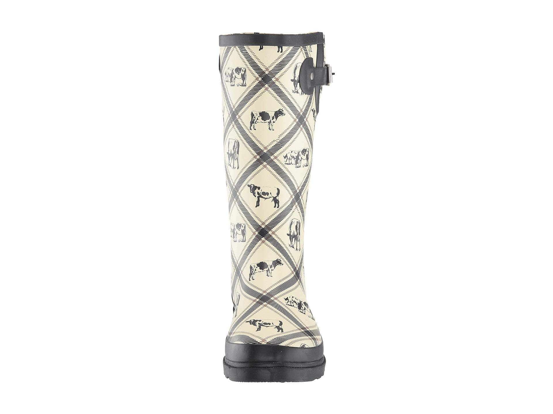 Western Chief Printed Tall Rain Boot Country Cows 10 M