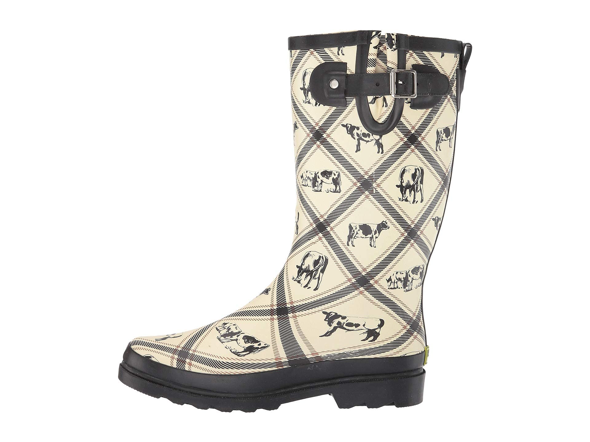 Western Chief Printed Tall Rain Boot Country Cows 10 M