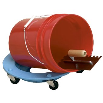 Bucket Dolly - Heavy Duty Rolling Cart for 5 Gallon Buckets