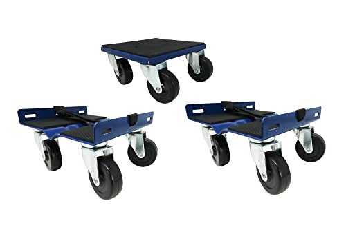 Shepherd Hardware 9298 Snowmobile Dolly Set, 1000-lb Load Capacity , Blue