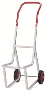 raymond 500 stacked chair dolly with 8" x 1-3/4" skid-resistant rubber wheel, 240 lbs capacity, 14-1/2" width x 48" height x 33-1/2" depth