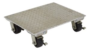 vestil vpldo/a-1824-as aluminum plate dolly, 1200 lb. capacity, 18" x 24"