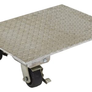 Vestil VPLDO/A-1824-AS Aluminum Plate Dolly, 1200 lb. Capacity, 18" x 24"