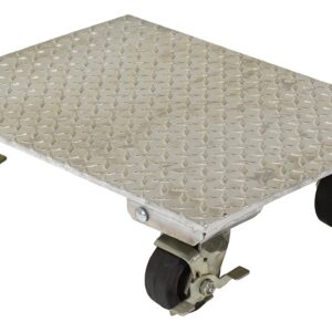 Vestil VPLDO/A-1824-AS Aluminum Plate Dolly, 1200 lb. Capacity, 18" x 24"