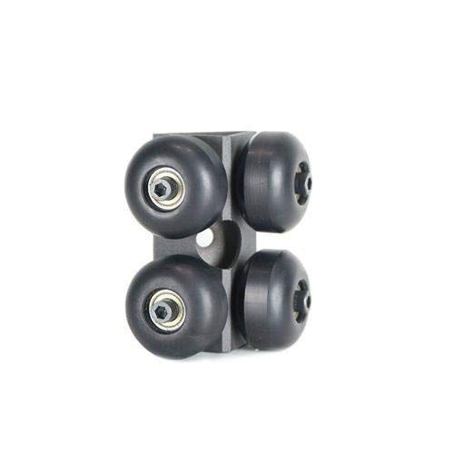 SolidTrax Universal Track Dolly DIY Wheels - Set of 4 - Works with Modus System