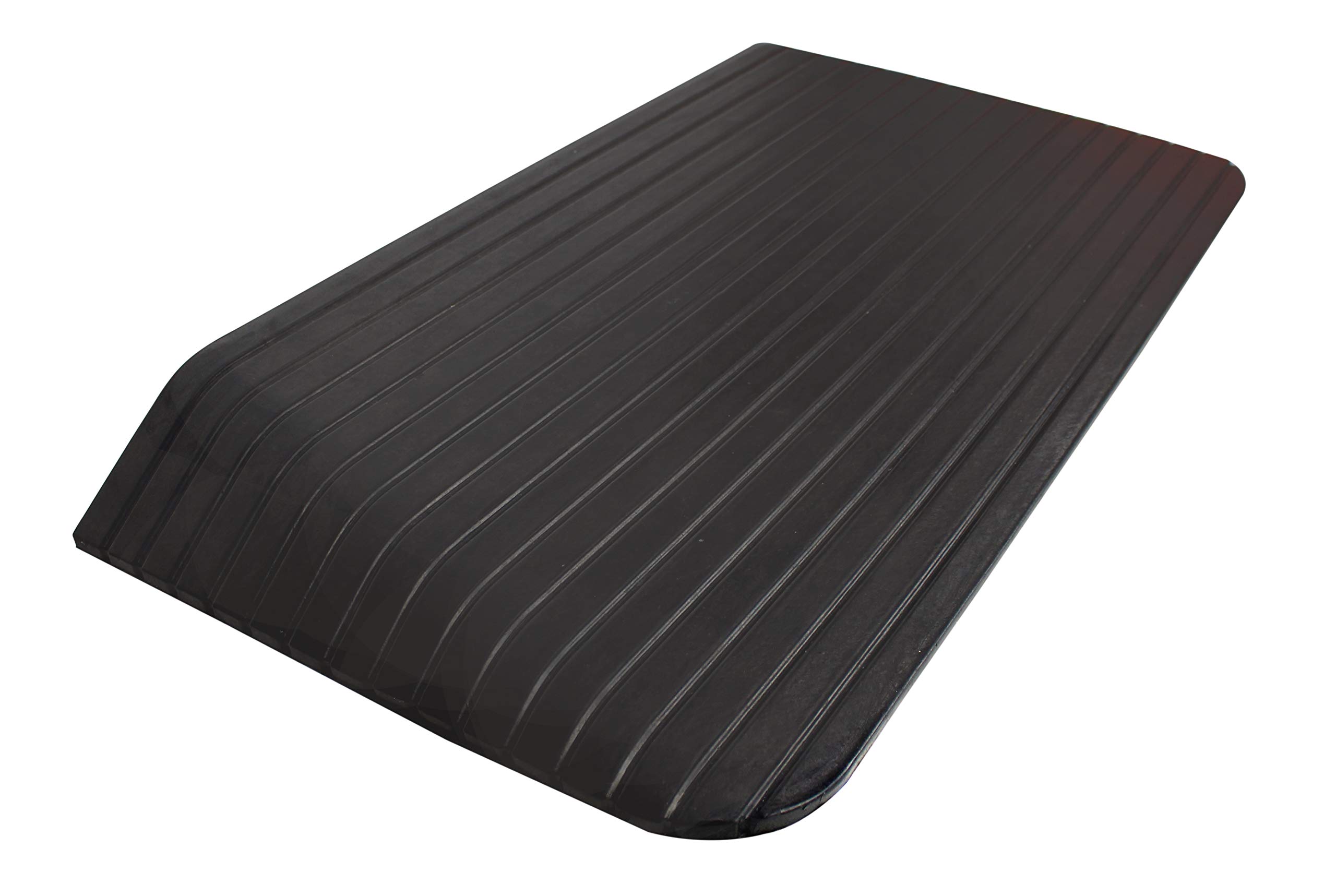 RK Safety RK-RTR05 Rise Solid Rubber Power Wheelchair Scooter Threshold Ramp (1 pcs, 35'' x 18'' x 3'')