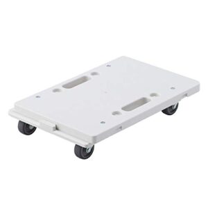 muji 82007848 polypropylene flat dolly that can be connected to vertical or horizontal, approx. width 10.8 x depth 16.1 x height 3.0 inches (27.5 x 41 x 7.5 cm)