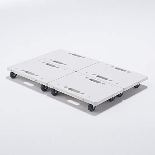 MUJI 82007848 Polypropylene Flat Dolly That Can be Connected to Vertical or Horizontal, Approx. Width 10.8 x Depth 16.1 x Height 3.0 inches (27.5 x 41 x 7.5 cm)