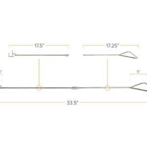 Bostitch Office Heavy Duty Dolly Handle, Steel, 2-Pack