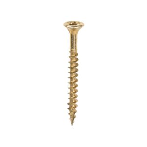 TIMCO 40040C2C C2 Clamp-Fix Multi-Purpose Premium Screws-TX-Double Countersunk-Gold-4.0 x 40-Box of 200