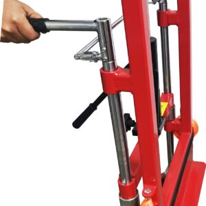 Pake Handling Tools - Premium Hydraulic Furniture Mover Equipment Mover Crate Mover (Set of 2)- Heavy Duty Moving Dolly- 4400 lbs Capacity, 24" L x 16.5" W x 37.75" H, Max. Lift Height 8"