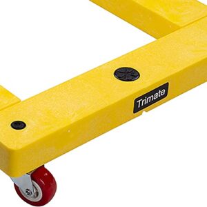 trimate KD Furniture Dolly, 300Lbs, Square: 16”x16”, Multicolor