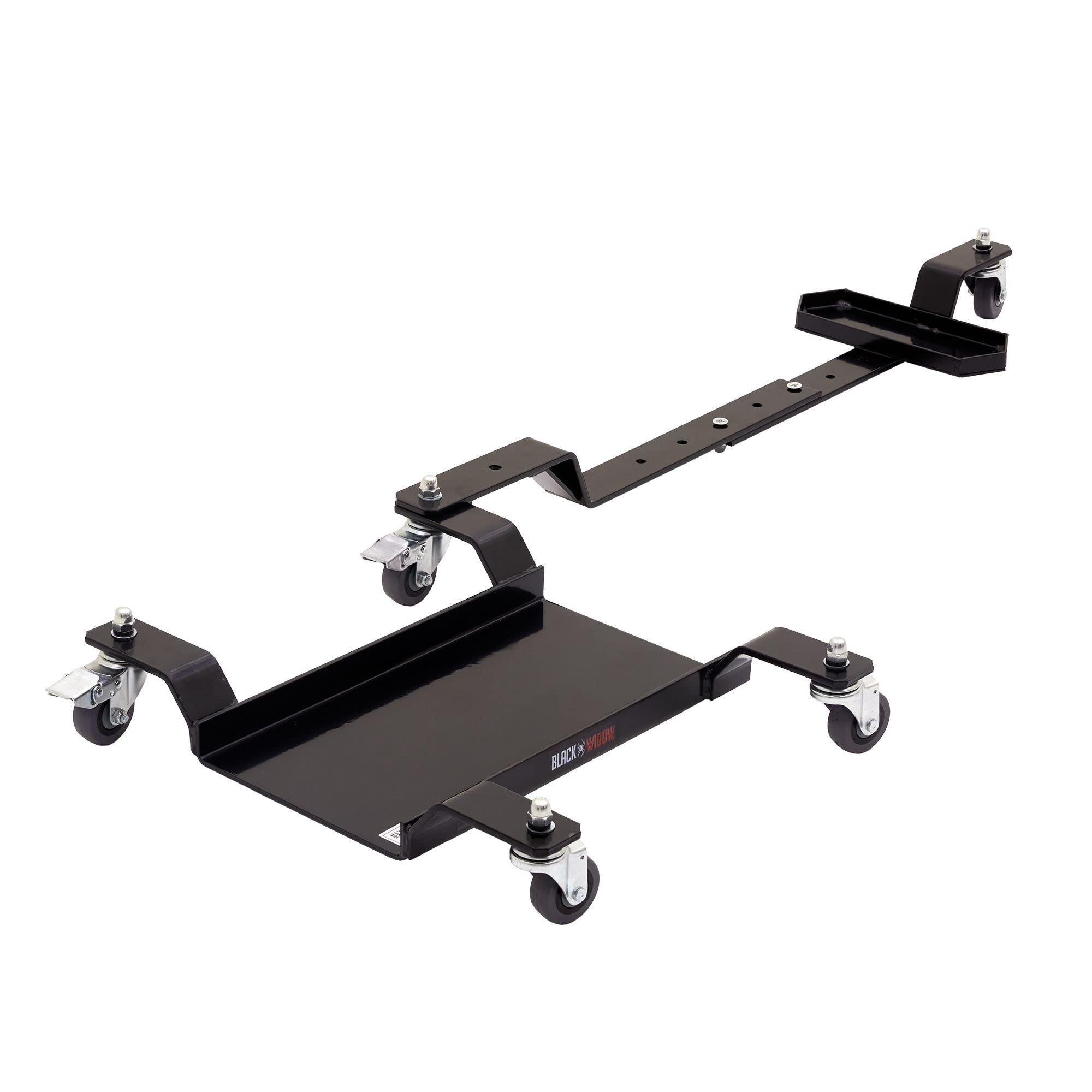 Black Widow Compact Adjustable Motorcycle Dolly - 800 lb. Capacity