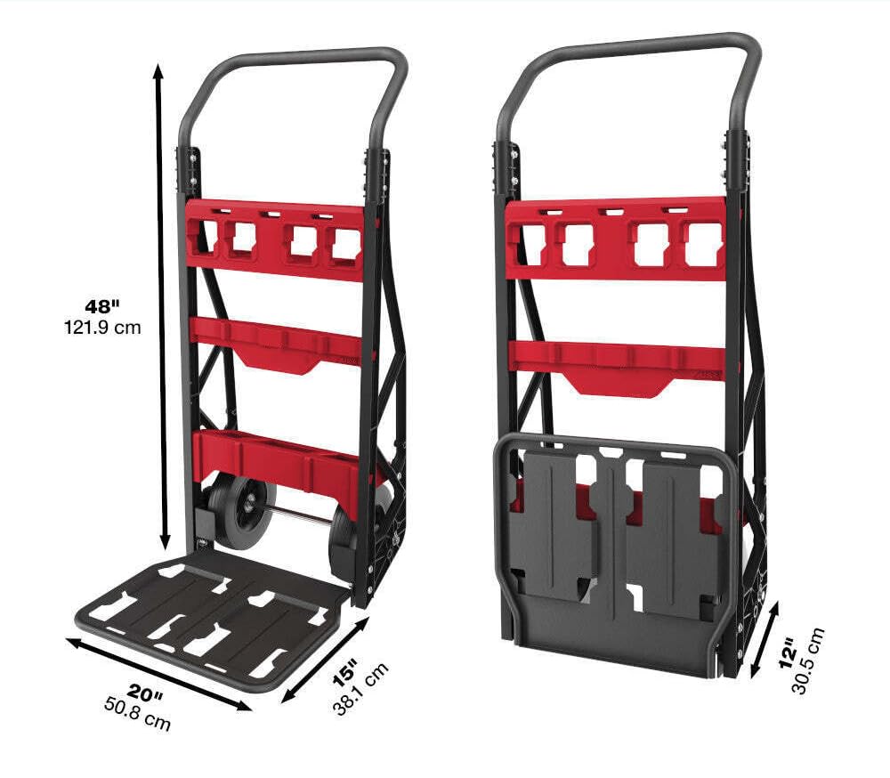 48-22-8415 for Milwaukee Packout Heavy Duty 2-Wheel Cart Dolly Hand Truck 400 lb Weight Capacity