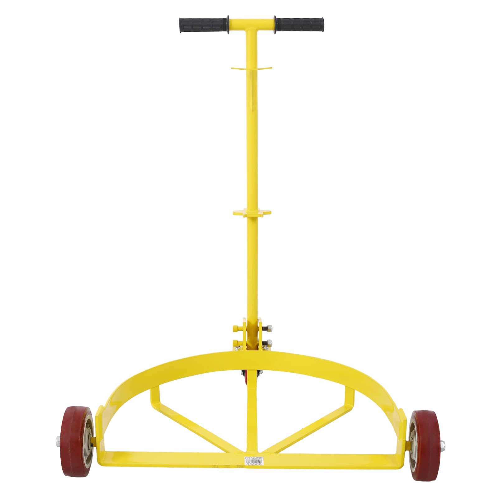 Tandagy 55 Gallon Drum Dolly 1200lbs Capacity Oil Drum Cart with Pivoting T Handle Low Profile Oil Barrel Drum Roller Cart Heavy Duty Oil Drum Caddy with Rotating Wheels for Workshop Factory Warehouse