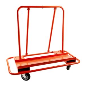 yeeoy drywall sheet cart, 3000 lbs heavy duty drywall sheet cart, panel dolly cart with 4 swivel wheels, lumber cart handling wall panel sheetrock lumber for garage home warehouse