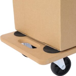 Furniture Moving Dolly Heavy Duty Wood Rolling Mover with Wheels for Piano Couch Fridge Heavy Items Securely Loading Hold 50