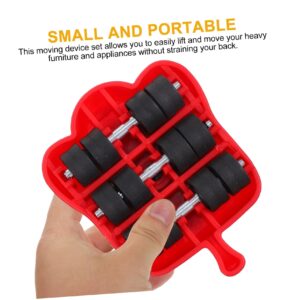 1 Set Moving Artifact Heavy Furniture Mover Furniture Mover Slider Furniture Lifting Tool Heavy Furniture Moving Pulley Turnicate Kit Door Knob Cushion Rubber Household Lifting Rod