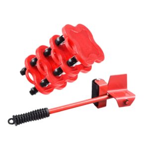 clispeed 1 set moving tools furniture sliders moving pry bar furniture lifters for heavy furniture chair sliders moving home artifact mutitool moving device aluminum alloy pulley lifting