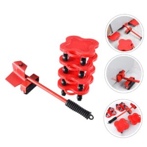 CLISPEED 1 Set Moving Tools Furniture Sliders Moving Pry Bar Furniture Lifters for Heavy Furniture Chair Sliders Moving Home Artifact Mutitool Moving Device Aluminum Alloy Pulley Lifting