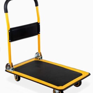 MaxWorks 50911 Foldable Platform Truck Push Dolly-330 lb. Weight Capacity-with Swivel Wheels