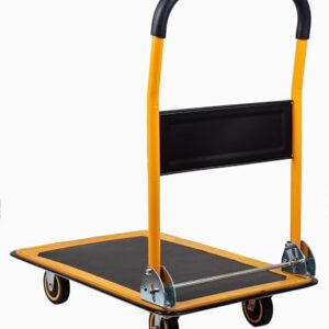 MaxWorks 50911 Foldable Platform Truck Push Dolly-330 lb. Weight Capacity-with Swivel Wheels