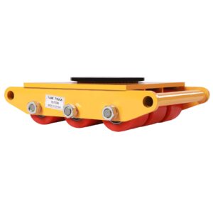 Machinery Mover,8/12/15T Machinery Skate Dolly Rollers, 33000lbs Machinery Moving Skate, Machinery Mover Skate, Heavy Duty Machine Dolly Skate for Heavy Duty Industrial Moving Equipment (15T/33000lbs)