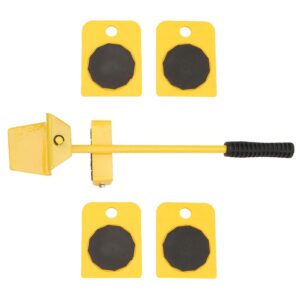 Furniture Lifter Tool, 150kg Bearing ABS Plastic Smoothing Wheel Increase Friction Furniture Transport Set for Heavy Objects