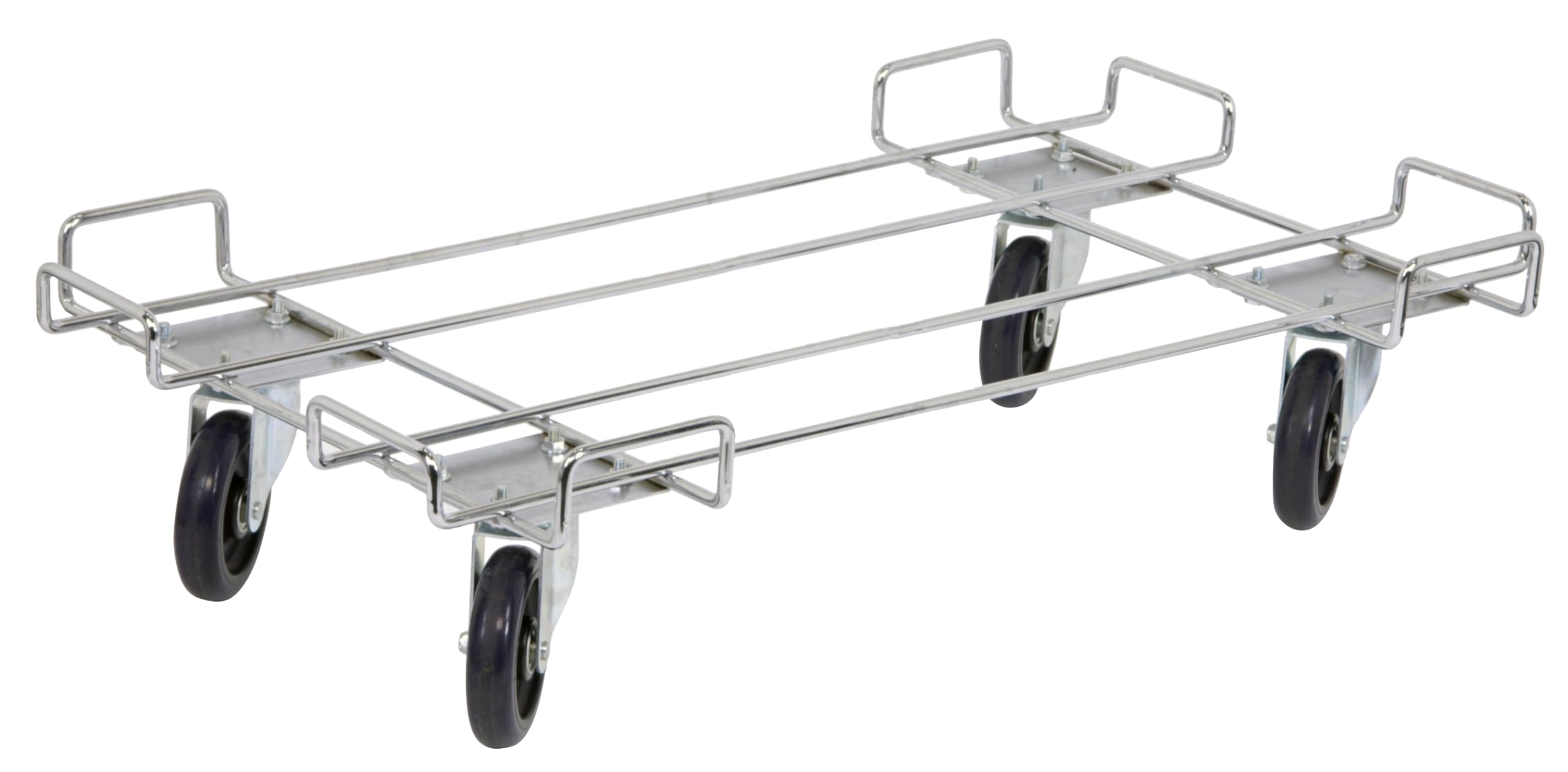 FSE Quantum M2036BD Dolly Base, 36"W x 20"D, 800 lb. Capacity, Includes: (4) 5" Swivel casters, Chrome Plated Finish