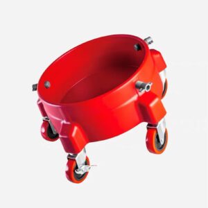 Okiyakusama Car Wash Bucket Dolly Rolling Bucket Dolly Portable Detailing Tool Heavy Duty Auto Accessories for Car Washing