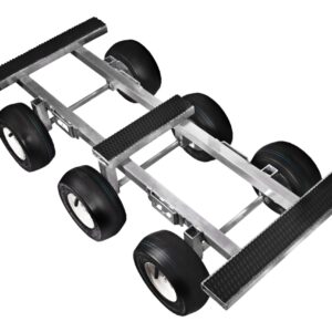 Generic 6-Wheel - All-Terrain Moving Dolly, White