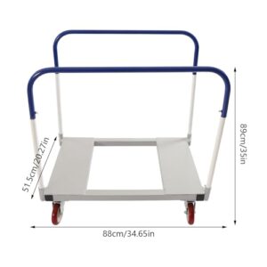 1500 Lb Panel Cart Large Capacity Sturdy Construction Low Noise Easy to Assemble Carry Store Clean Smooth Casters Handle Bars Square Plug with Steel Frame for Hotels, Banquet Halls Weddings Events