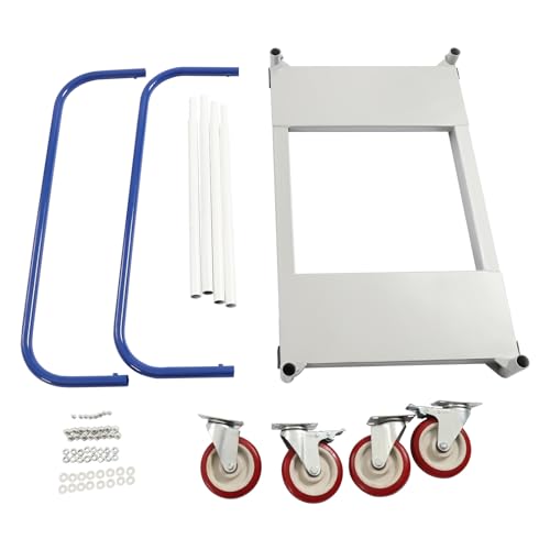 1500 Lb Panel Cart Large Capacity Sturdy Construction Low Noise Easy to Assemble Carry Store Clean Smooth Casters Handle Bars Square Plug with Steel Frame for Hotels, Banquet Halls Weddings Events