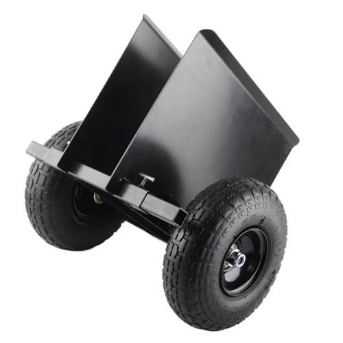 Heavy Duty Panel Dolly, 600LB Weight Capacity, 10in Wheel Adjustable Panel Cart for Panel Mover, Wood Mover, Drywall Mover and Door Dolly