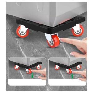 EAJORN Heavy Duty Furniture Lifter 4 Appliance Roller Sliders with 1544/992lbs Load Capacity Wheels + Lifting Tool Lever