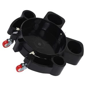 Feya Rolling Bucket Dolly Heavy Duty Multifunctional Rolling Dolly with 5 Swivel Casters Construction