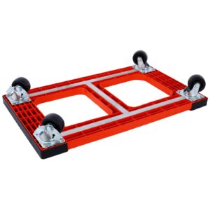 Furniture Moving Dolly - 1200 lb Capacity, Heavy Duty with Non-Marking Rubber Pads, 30 in x 18 in