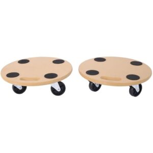 qzntinrt heavy duty furniture dolly - premium wood mover with wheels compatible with heavy items