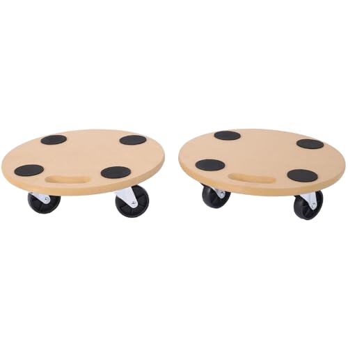 Qzntinrt Heavy Duty Furniture Dolly - Premium Wood Mover with Wheels Compatible with Heavy Items