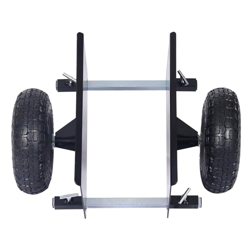 Qzntinrt Heavy Duty Panel Dolly with 600lb City and 10in. Pneumatic Wheels