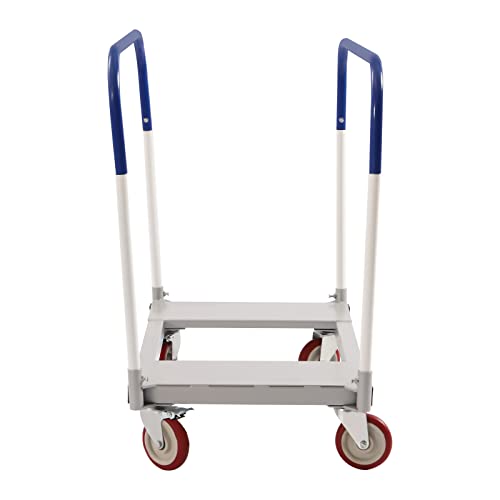 1500Lb Panel Cart Dolly, Steel Panel Dolly Cart Low Noise with 4 Swivel Wheels for Factory Warehouses Garage Workshop