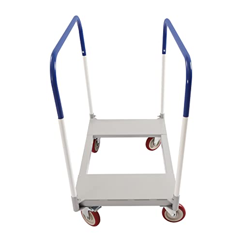 1500Lb Panel Cart Dolly, Steel Panel Dolly Cart Low Noise with 4 Swivel Wheels for Factory Warehouses Garage Workshop