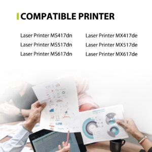 Jmomy 51B1H00 Toner Cartridge Compatible for Lexmark 51B1H00 Toner Cartridge 511H for MS417 MX417 MS517 MX517 MS617 MX617 MS417dn MS517dn MS617dn MX417de MX517de MX617de (8,500 Pages)