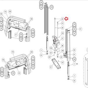 Guide Rod Cap 12210-347 Works with Cybex Strength System