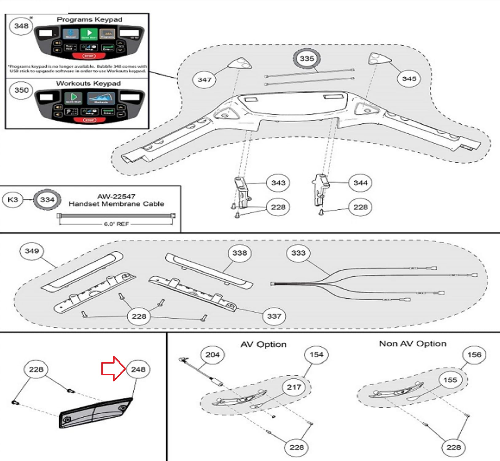 Hydra Fitness Exchange Cable Access Blank Cover PL-22656 Works with Cybex 625T Treadmill