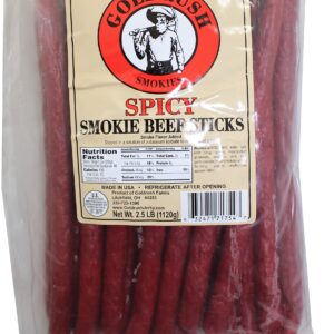 Gold Rush Spicy Beef Smokies 2.5 Lb Bag