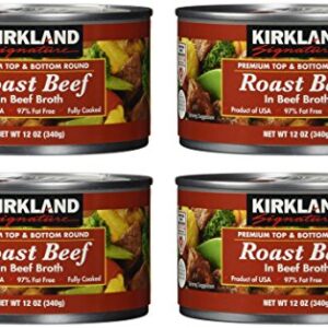 Kirkland Signature Roast Beef NET WT 12 oz (pack of 4).