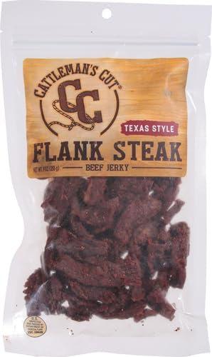 Cattleman's Cut Texas Style Flank Steak Beef Jerky, 9 Ounce